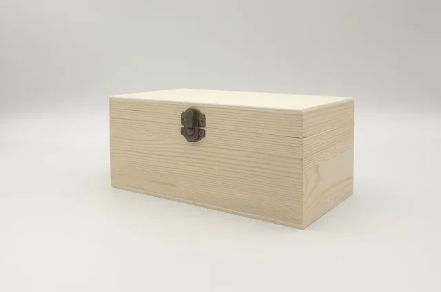 Deco Foam 64132 scatola in legno grezzo 20x11x9 cm