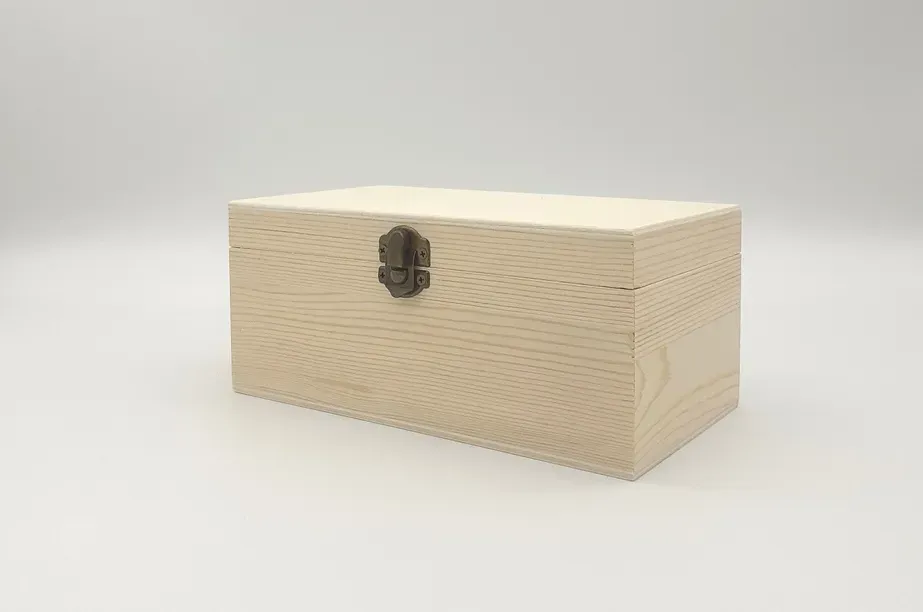 Deco Foam 64132 scatola in legno grezzo 20x11x9 cm