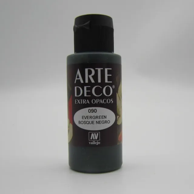 Vallejo Arte Deco Evergreen 015 colore 60ml coprente