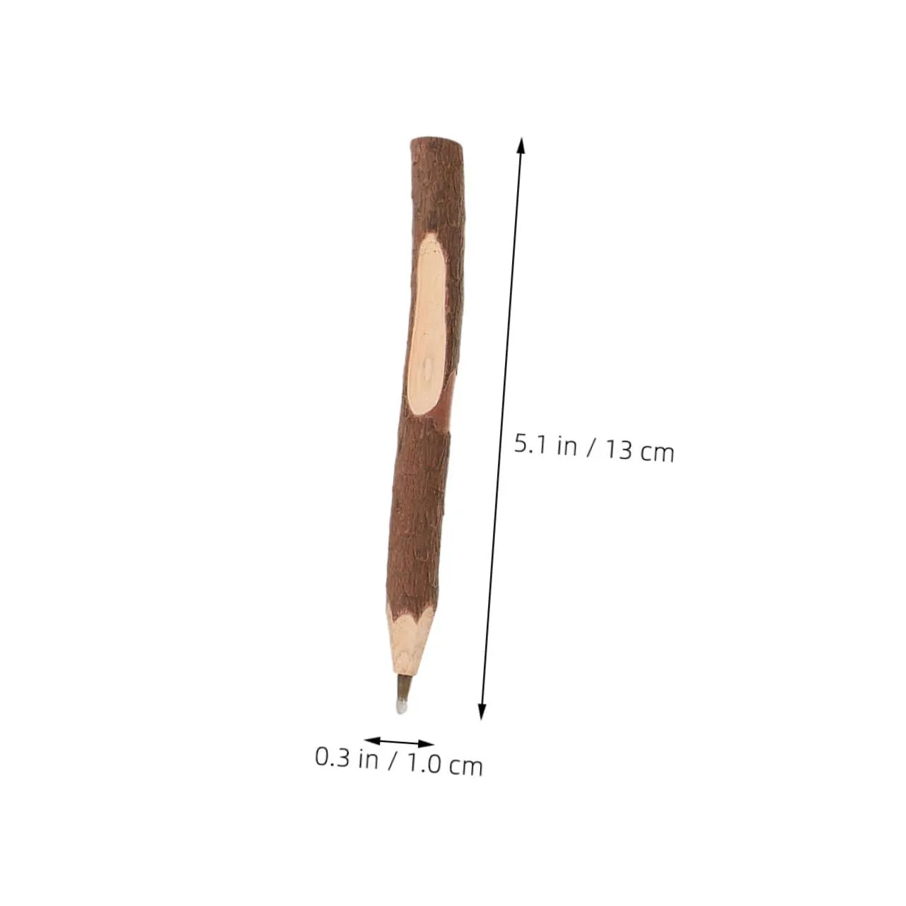 Angoily Penne Legno Ramo Albero 12 Pezzi Nero