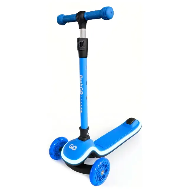 Giodicart FlashGO monopattino 3 ruote azzurro LED