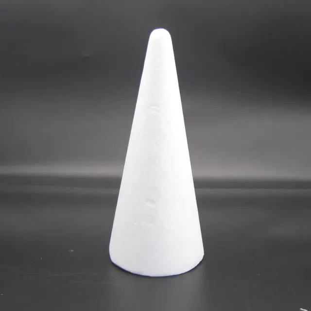 Deco Foam cono polistirolo 12,5x28cm per albero