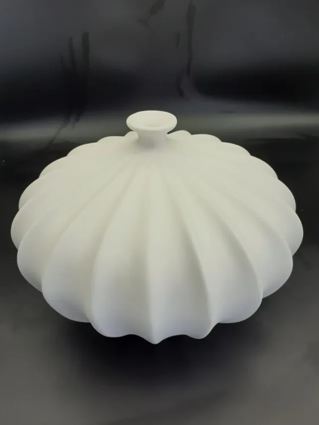 Deco Foam 76676 vaso porcellana grande 32,5x22,5 cm bianco