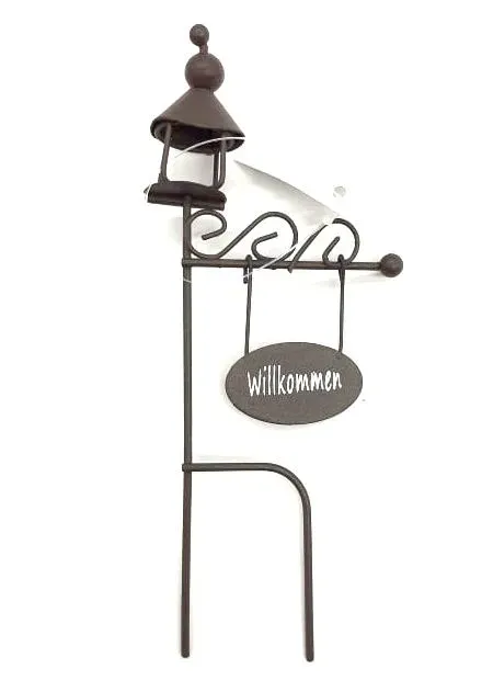 Deco Foam miniatura lanterna caffè 16 cm decorativa