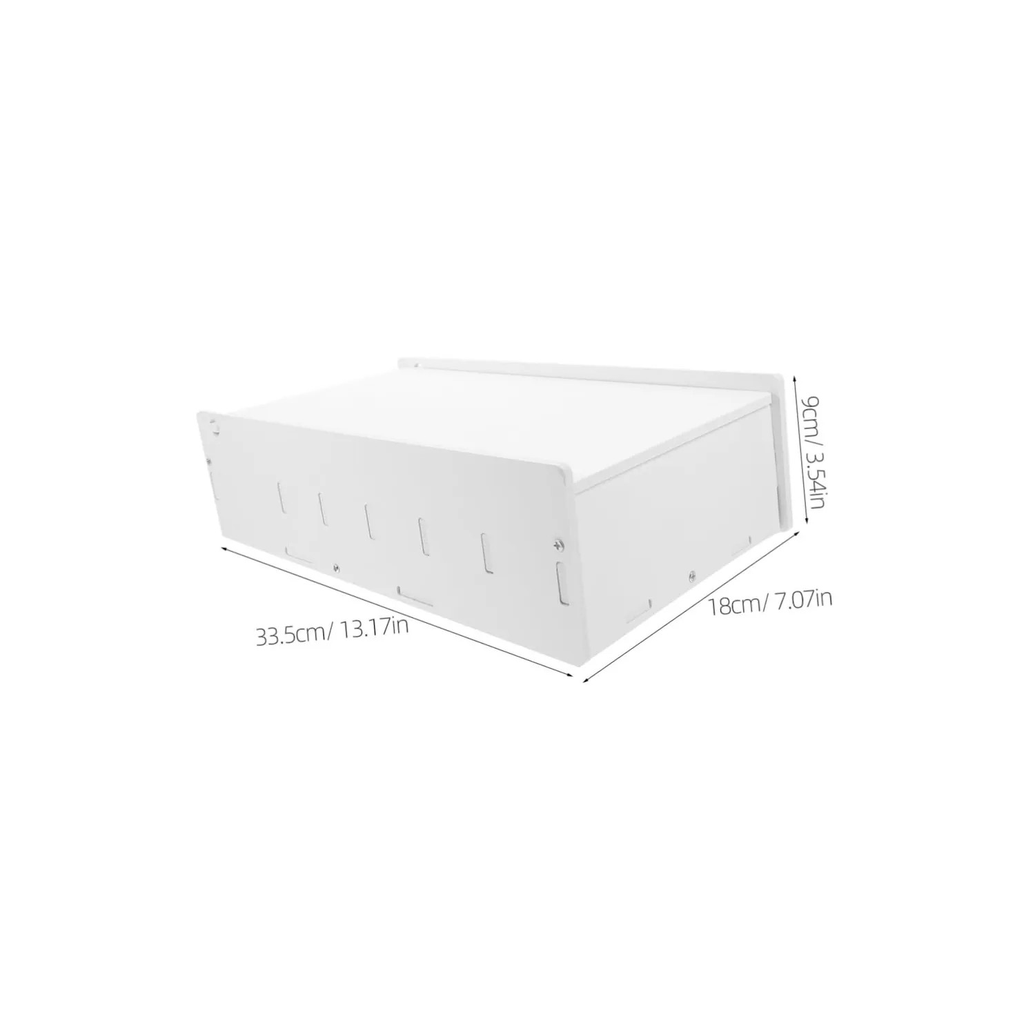 Angoily Divisore banconote vassoio contanti plastica bianco