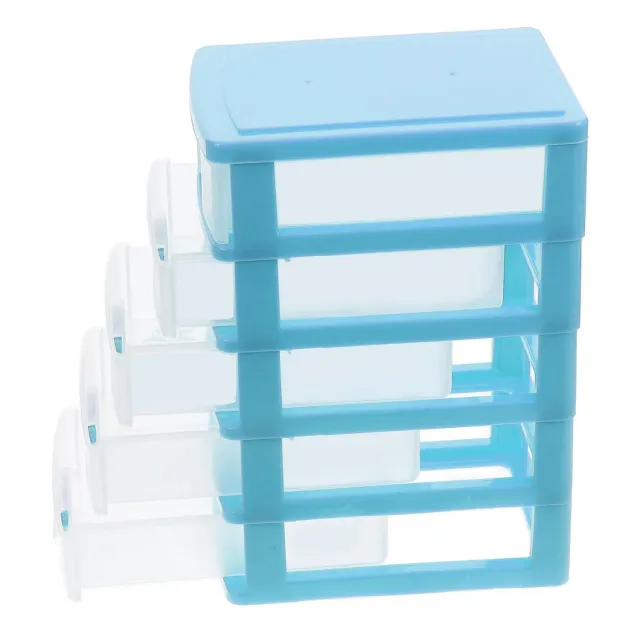 Angoily Minicassettiera 5 Cassetti Plastica Trasparente