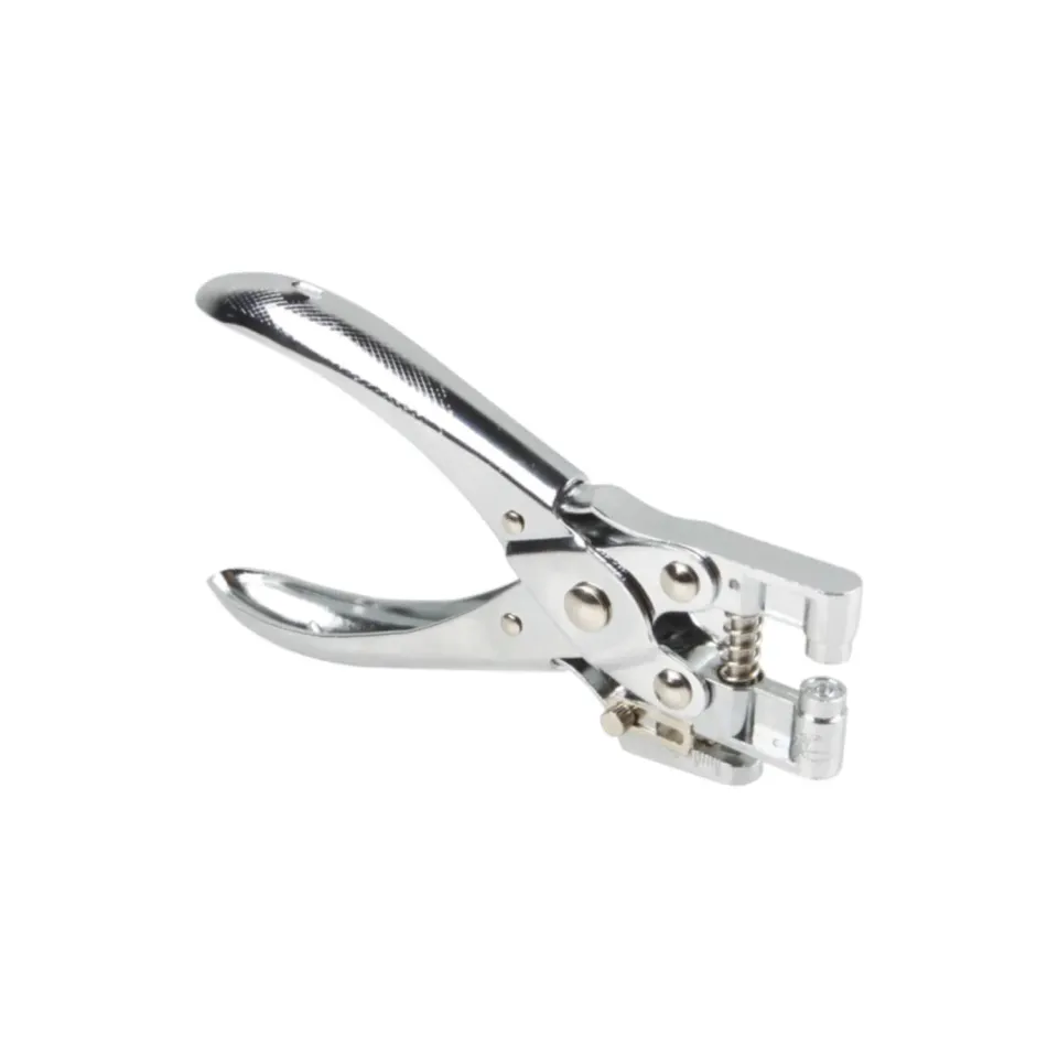 GIODICART occhiellatrice a pinza in metallo cromato