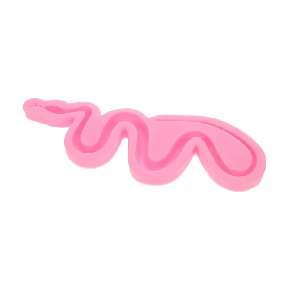 Angoily Stampo Silicone Serpente resina pendenti grande