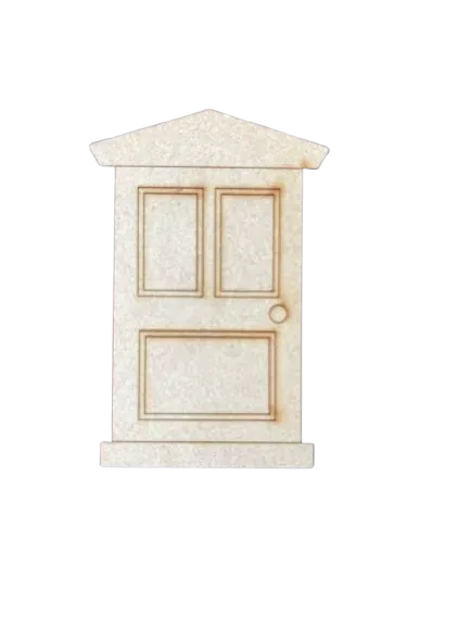 Deco Foam porticina legno decorativa 4,5x7 cm naturale