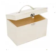 Deco Foam 87923 Bauletto Legno 20x12x14cm Grezzo da Decorare