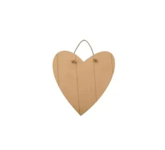 Deco Foam 170102 placca in legno da appendere 35x36,7 cm 2pz