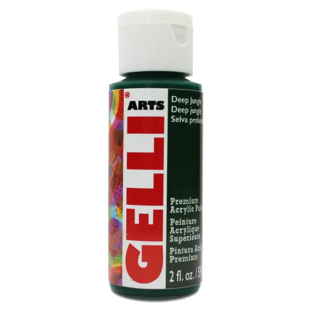 Gelli Arts premium acrilico Deep Jungle stampa gel verde