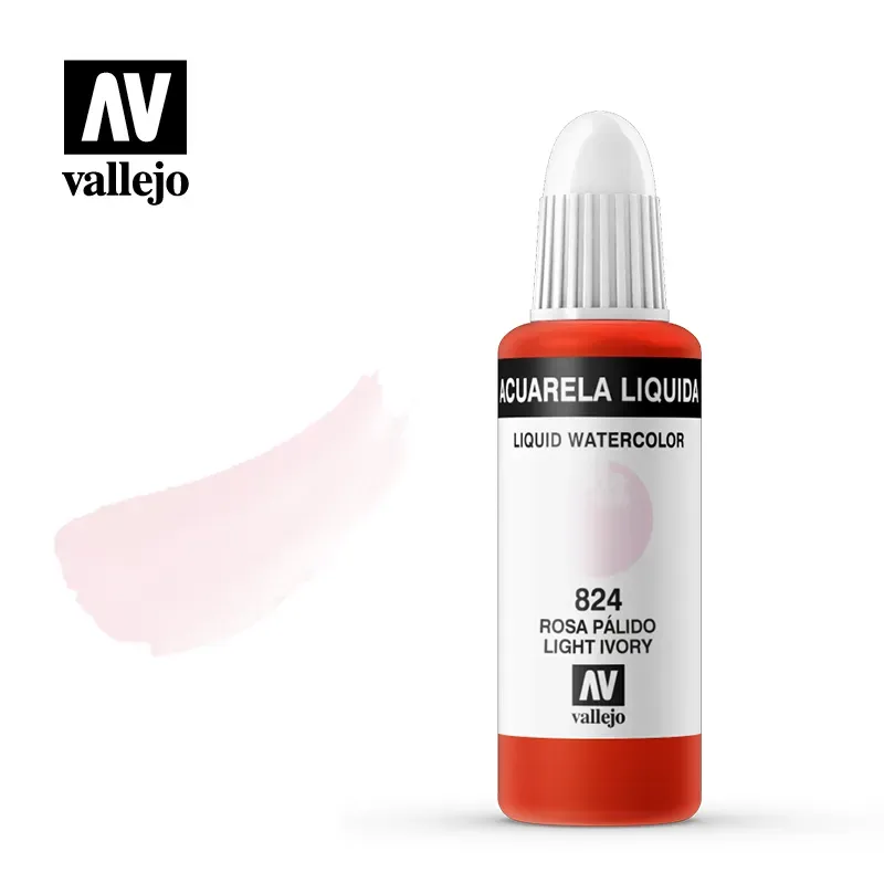 Vallejo Liquid Watercolor 824 acquerello rosa 32ml