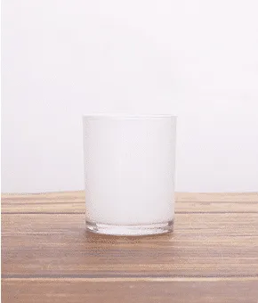 Naturesin Bicchiere Bianco per Candele con Coperchio Legno