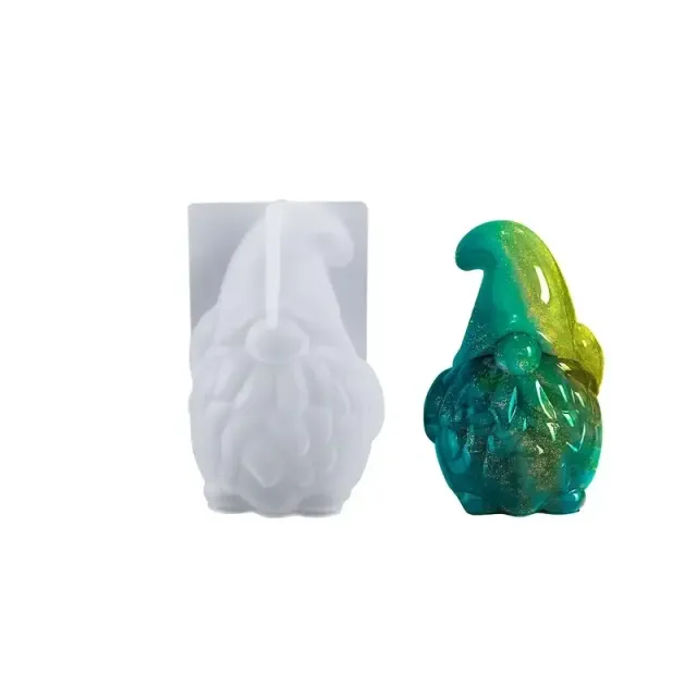 Naturesin Gnomo stampo silicone natalizio 9,7 cm resina
