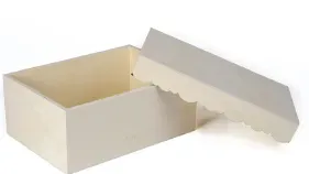Deco Foam 87684 scatola legno 29,5x21,5x12 cm con coperchio