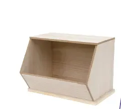 Deco Foam 87861 scatola in legno 42x30x30,5 cm grezza