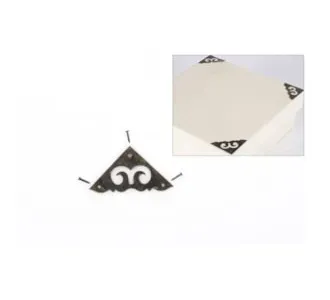 Deco Foam 90052 angoli metallo 3,7x3,7x5,3cm decorativi