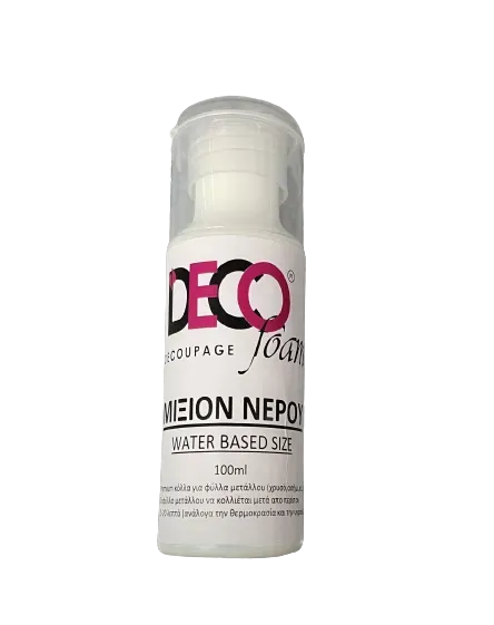 Deco Foam Mixtion colla acqua 100 ml per doratura