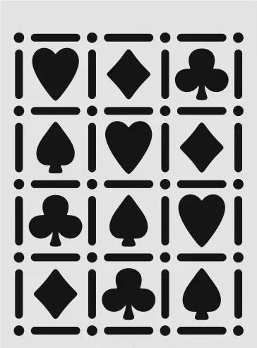Deco Foam S212 stencil 25x35 cm decorativo