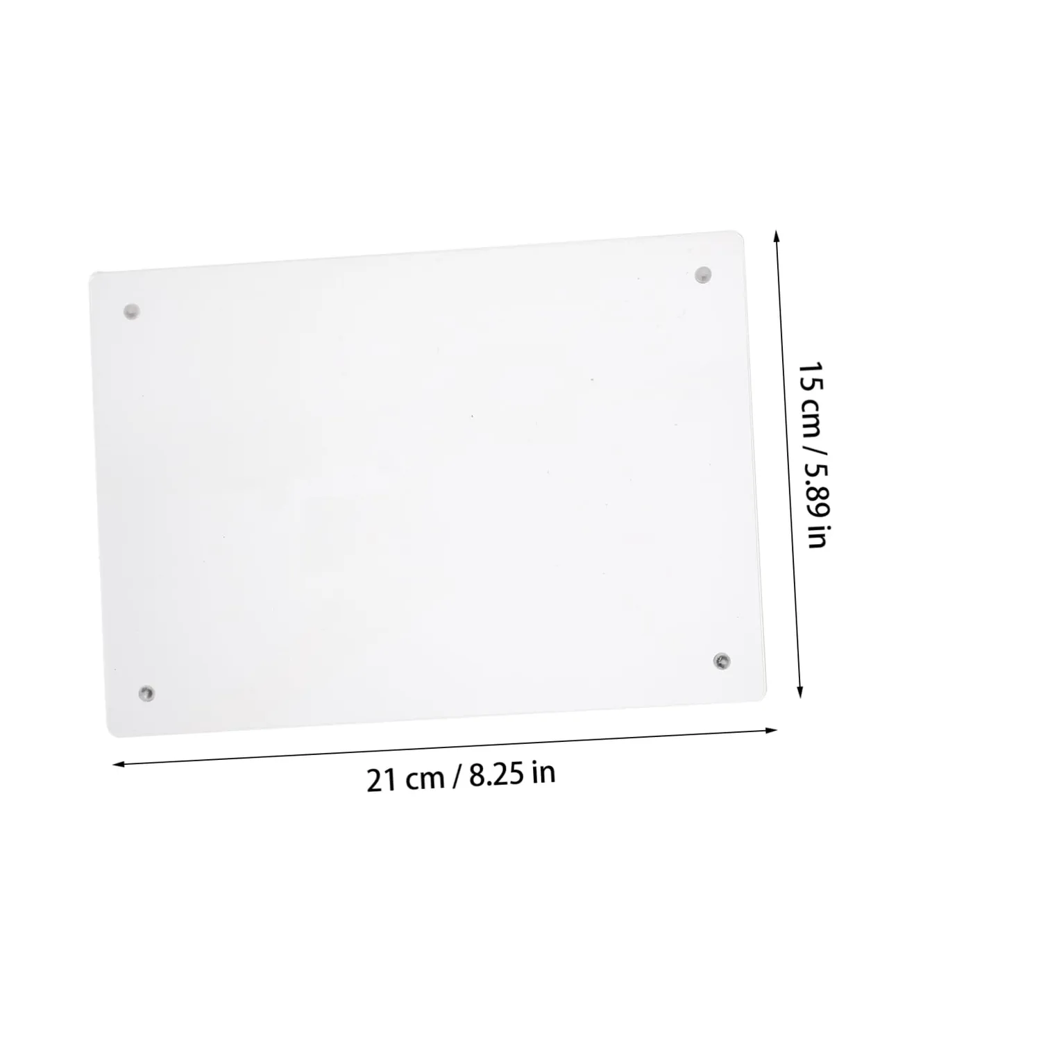 Angoily Espositore in acrilico magnetico 21x15 cm trasparente
