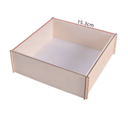Naturesin Cassaforma Quadrata resina 15,3x15,3x5 cm