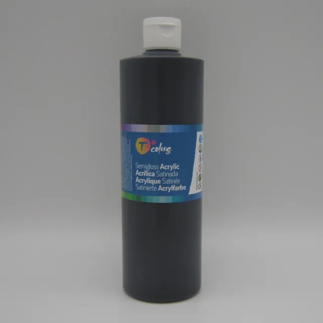 Deco Foam T Colors nero semigloss colore acrilico 500 ml