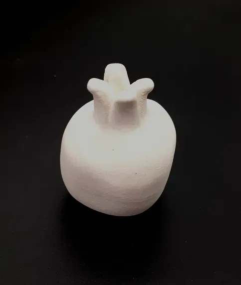 Deco Foam Melograno Miniatura Decorazione Bianca 5 cm