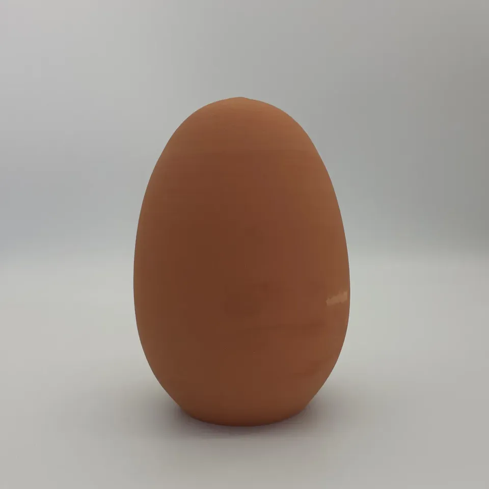 Deco Foam D-4500140 uovo in ceramica 19 cm chiuso da dipingere