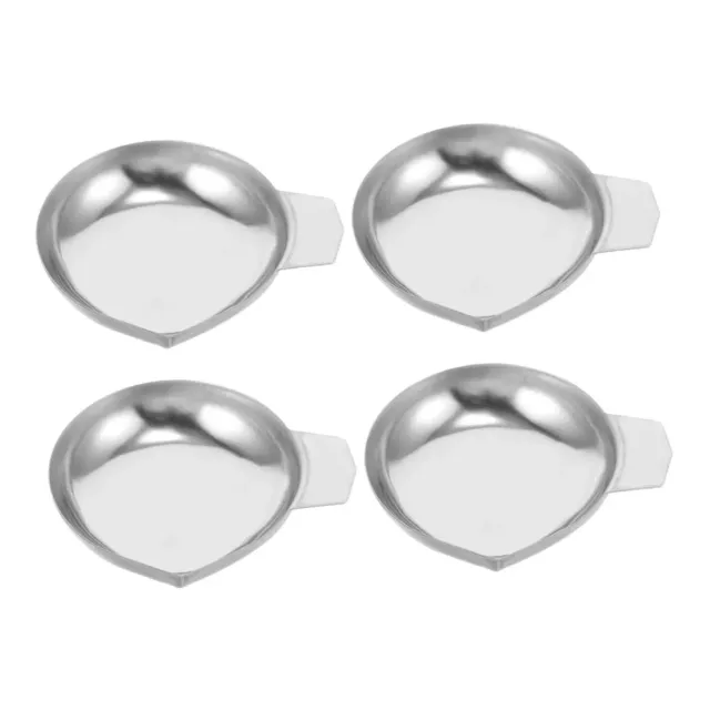 Angoily Piatto Pesatura Diamante Acciaio Inox 4 Pezzi Gioielli