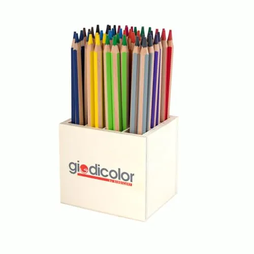 Giodicolor Matitoni Esagonali pastelloni maxi 48pz 12 colori