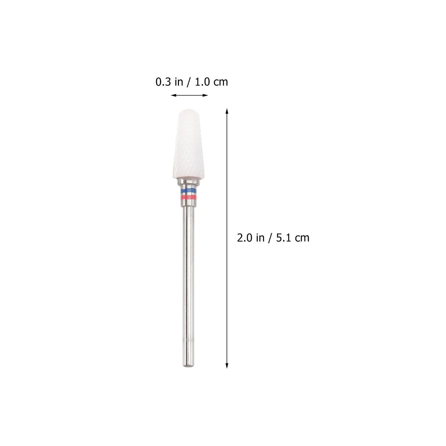 Angoily Punte Fresa Unghie Ceramica 5 Pezzi Manicure