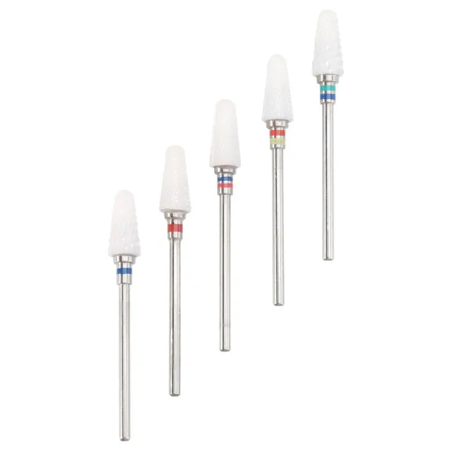Angoily Punte Fresa Unghie Ceramica 5 Pezzi Manicure
