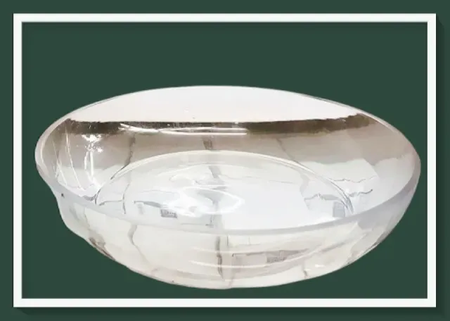 Decofoam DF-00497 bowl vetro rotondo 23cm trasparente