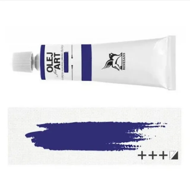 Renesans Ultramarine Blue 34 colore a olio 20ml blu