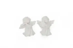 Deco Foam 82680 angeli porcellana bianchi 4 cm 2 pezzi