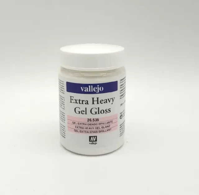 Vallejo Extra Heavy Gel Gloss 26535 gel 200ml lucido