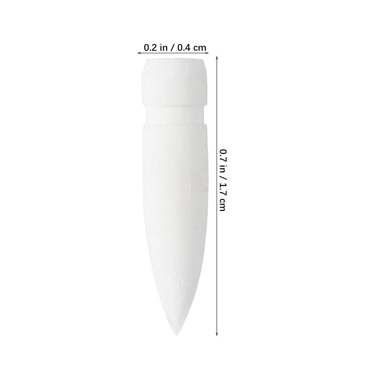 Angoily Punte Ricambio Pennarelli Acrilici 10 pz morbide 0,4 mm