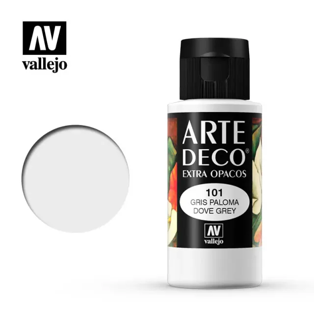 Vallejo Arte Deco 101 colore acrilico dove grey 60ml