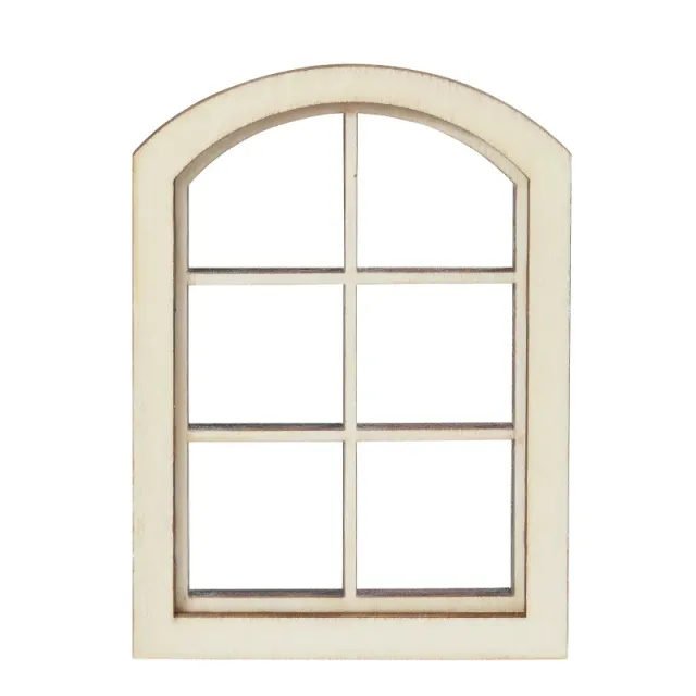 Deco Foam 3481064 finestra legno decorativa 7,5x10 cm grezza