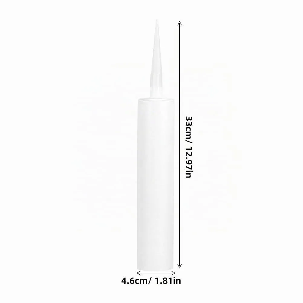 Angoily tubi silicone vuoti bianchi 300ml 3 pezzi
