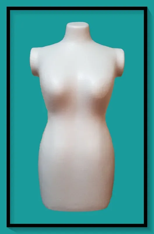 Deco Foam DF00355 busto donna in polistirolo 36x18cm