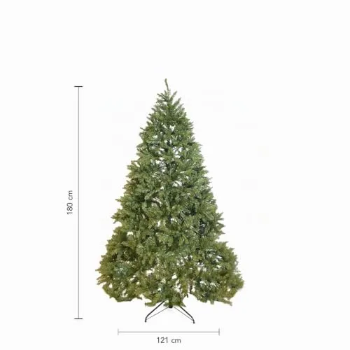 GIODICART Kensington albero Natale artificiale 180 cm 1355 rami