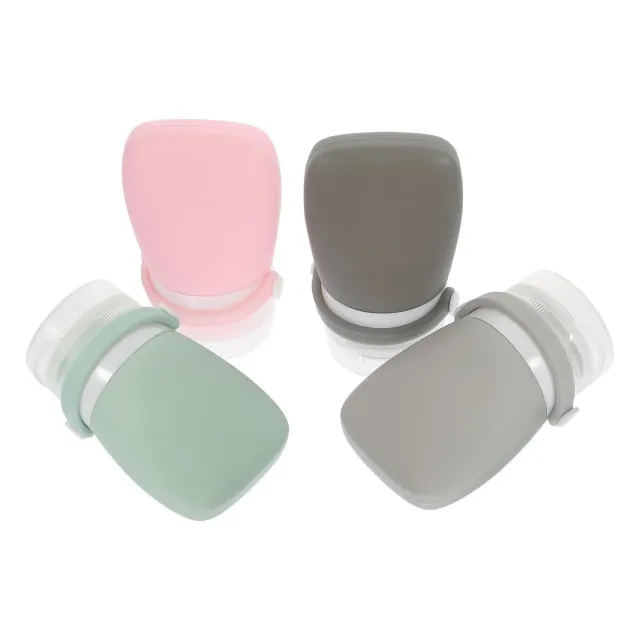 Angoily Flaconi Viaggio Silicone 30ml 4 Pezzi Antigoccia