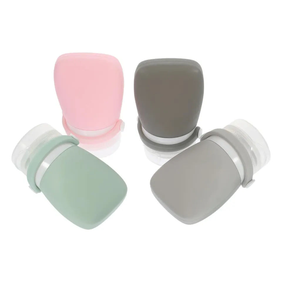 Angoily Flaconi Viaggio Silicone 30ml 4 Pezzi Antigoccia
