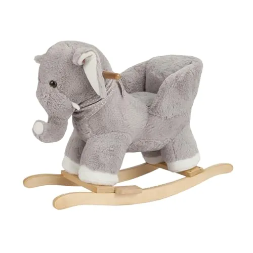 Giodicart Elefantino a Dondolo Peluche Cavalcabile 12 Mesi
