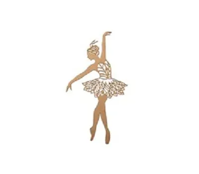 Deco Foam 742280 sagoma ballerina MDF 21x40cm