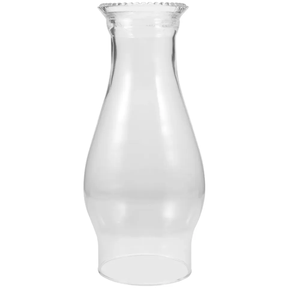 Angoily Vetro Ricambio Lampada a Petrolio Trasparente Vintage