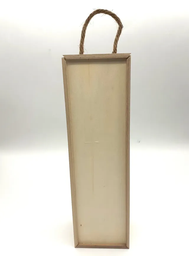 Deco Foam 87673 portabottiglie legno 37x11x10 cm grezzo