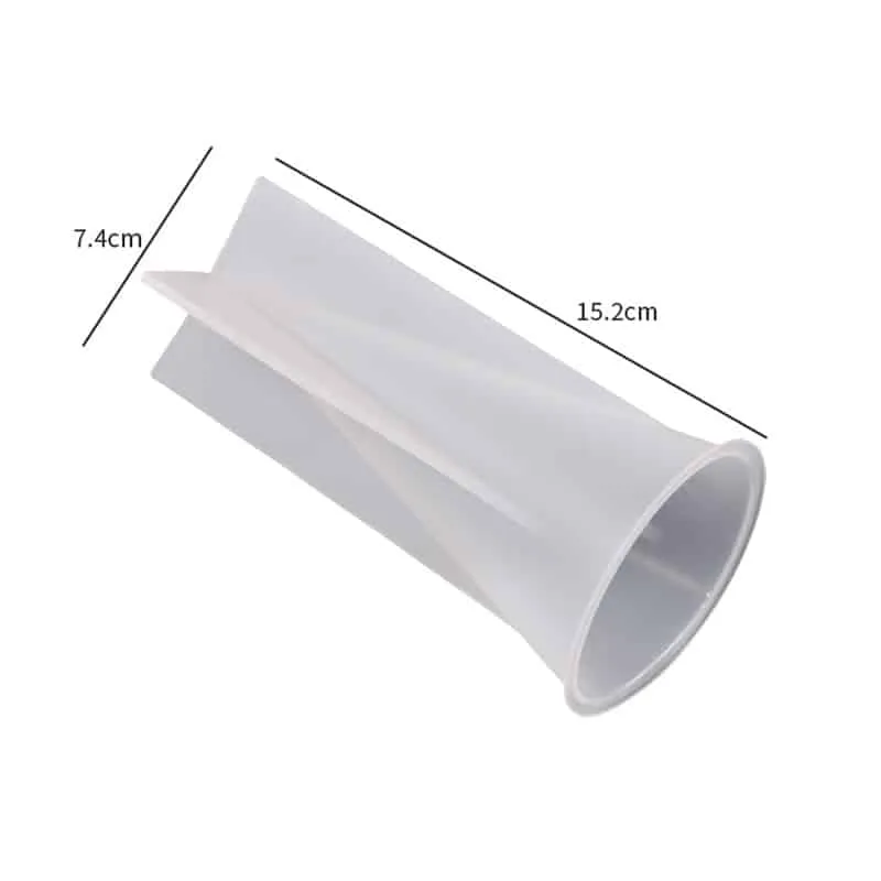 Naturesin CandleMold Candela Conica stampo silicone 6,4x15 cm riutilizzabile